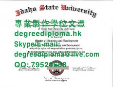 愛達荷州立大學文憑範本|爱达荷州立大学文凭样本|Idaho State University Diploma