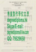 香港大學學業成績表範本|香港大学成绩单样本|製作香港大學學業成績表|办理香