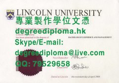 紐西蘭林肯大學文憑範本|新西兰林肯大学毕业证书样本|Lincoln University Diploma